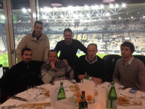 I vincitori di Better Champions nella sala vip dello Juventus Stadium
