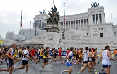 Maratona di Roma, un tuffo nella magnificenza