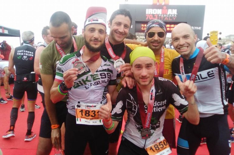 Ironman 70.3, tanti aquilani a Pescara