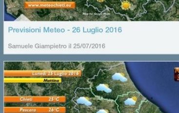 Il pianista abruzzese che ha creato la app del meteo