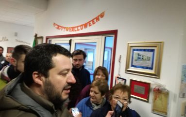 Salvini ad Arischia: vedo un paese abbandonato