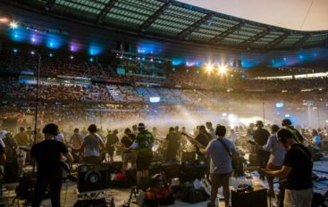 La magia del Rockin’1000 alla Commerzbank Arena