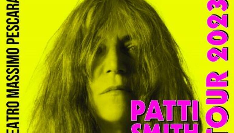 Brividi a Pescara, Patti Smith canta a teatro