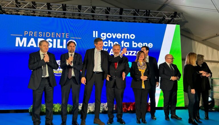 Marsilio: altri cinque anni per la Regione