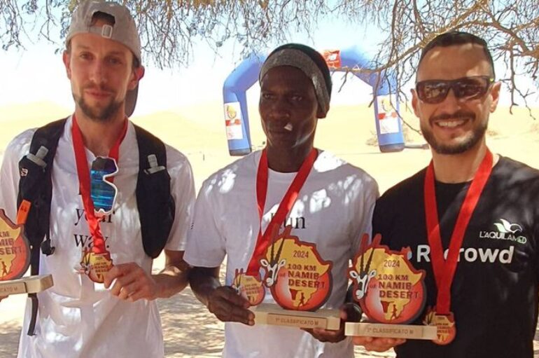 Runner abruzzese bronzo alla 100 km del deserto della Namibia