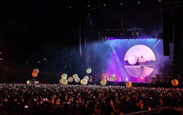 Gilmour, una ruota del tempo tra le bighe del Circo Massimo