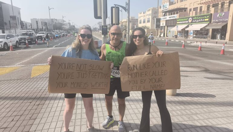 Dubai, al 32esimo chilometro