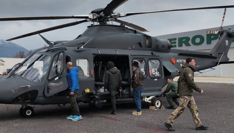 In volo sull’Aquila