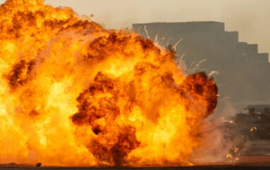 Scene di guerra a Dubai