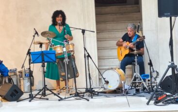 Palazzo Benedetti, il jazz si muove tra sax, corpi e opere d’arte